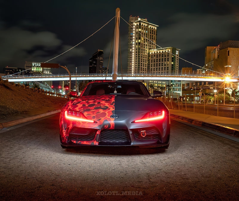 Oracle 20-21 Toyota Supra GR RGB+A Headlight DRL Upgrade Kit - ColorSHIFT w/o Controller - DTX Performance