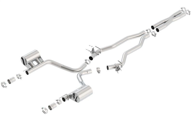 Borla 2015 Dodge Challenger SRT/392 Hemi 6.4L V8 ATAK Catback Exhaust w/ Valves Factory Bezel - DTX Performance