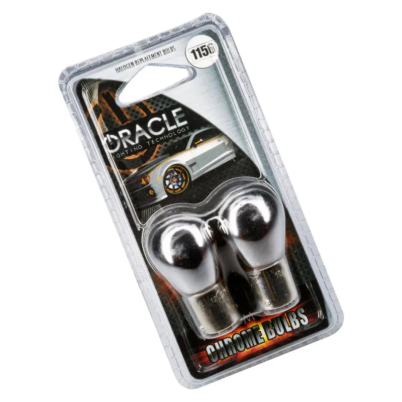 Oracle 1156 Chrome Bulbs (Pair) - Amber - DTX Performance