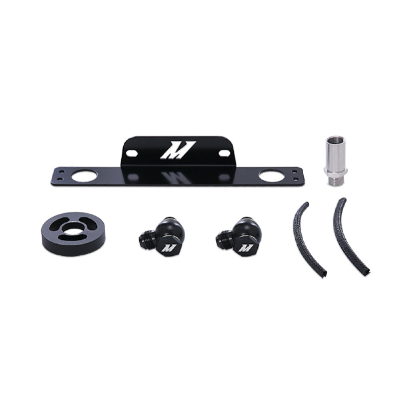 Mishimoto 10-15 Chevrolet Camaro SS Thermostatic Oil Cooler Kit - Black - DTX Performance