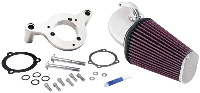 K&N 01-14 Harley Davidson Softail/DYNA FL Performance Intake Kit - DTX Performance