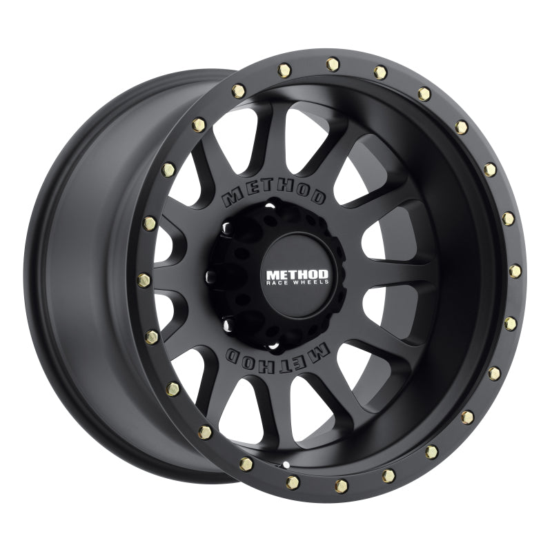 Method MR605 NV 20x10 -24mm Offset 8x180 124.1mm CB Matte Black Wheel - DTX Performance