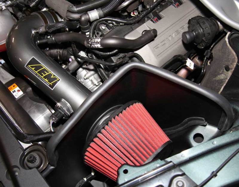 AEM 2015 Ford Mustang GT 5.0L V8 - Cold Air Intake System - Gunmetal Gray - DTX Performance