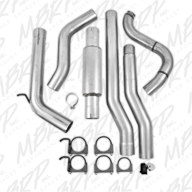 MBRP 88-93 Dodge 2500/3500 Cummins 5.9L 4WD ONLY Turbo Back Single Side Exit P Series Exhaust - DTX Performance