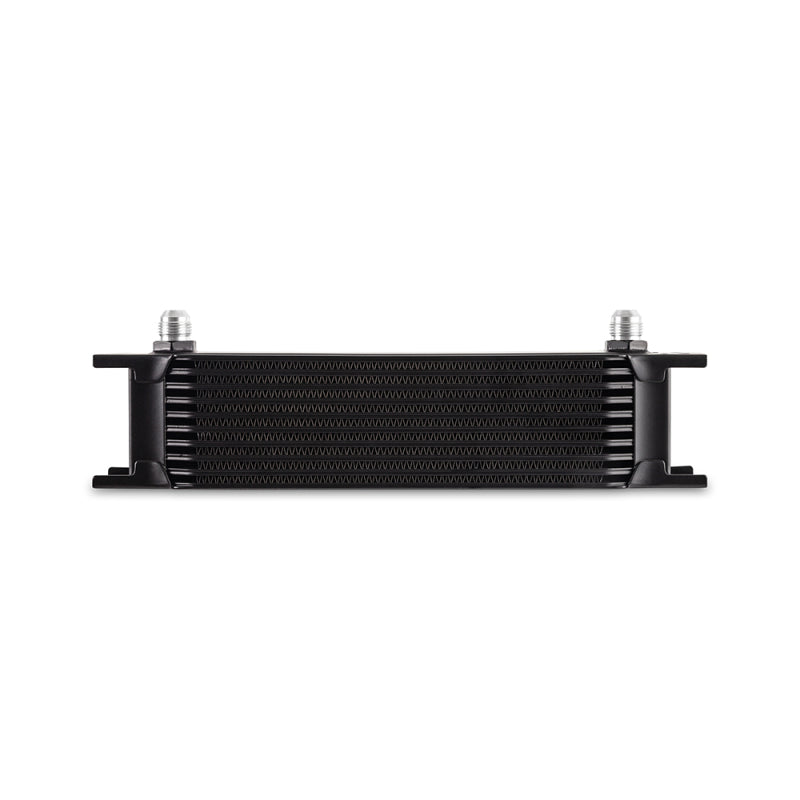 Mishimoto Universal -8AN 10 Row Oil Cooler - Black - DTX Performance