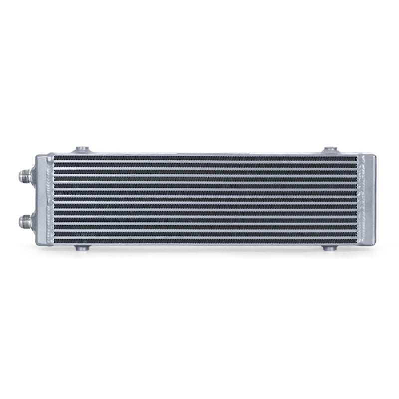 Mishimoto Universal Large Bar and Plate Dual Pass Silver Oil Cooler - DTX Performance