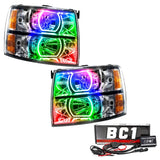 Oracle 07-13 Chevrolet Silverado SMD HL - Square - ColorSHIFT w/ BC1 Controller