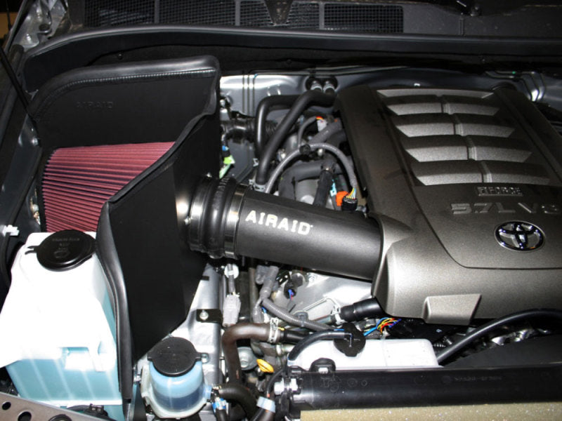 Airaid 07-14 Toyota Tundra/Sequoia 4.6L/5.7L V8 CAD Intake System w/ Tube (Oiled / Red Media) - DTX Performance