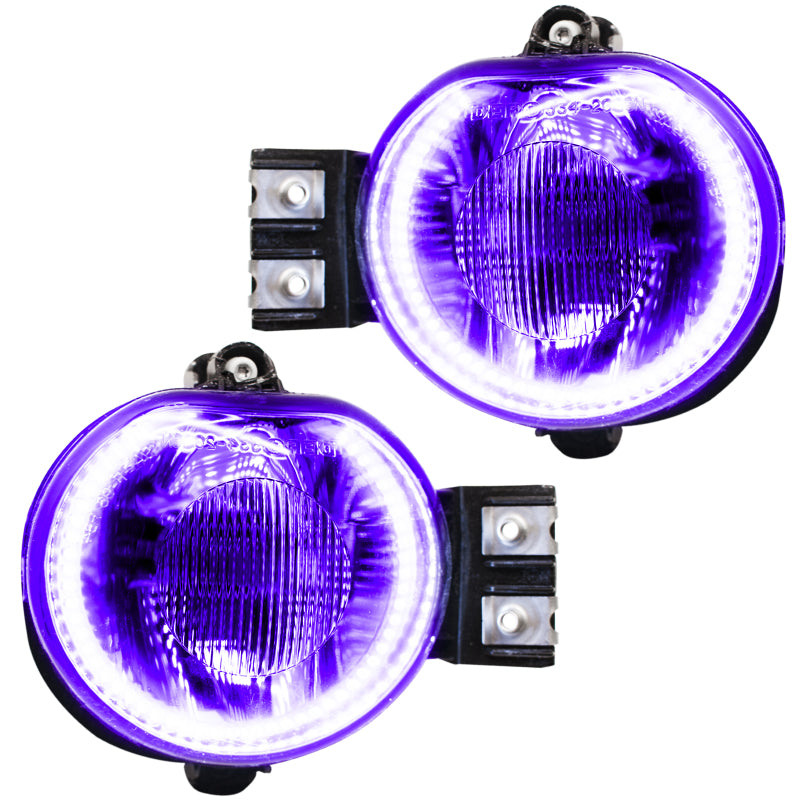 Oracle Lighting 06-08 Dodge Ram Pre-Assembled LED Halo Fog Lights -UV/Purple - DTX Performance