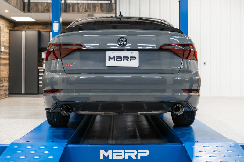 MBRP 19-21 VW Jetta GLI T304 SS 3in Cat-Back Dual Split Rear Exit Exhaust - Carbon Fiber Tips - DTX Performance