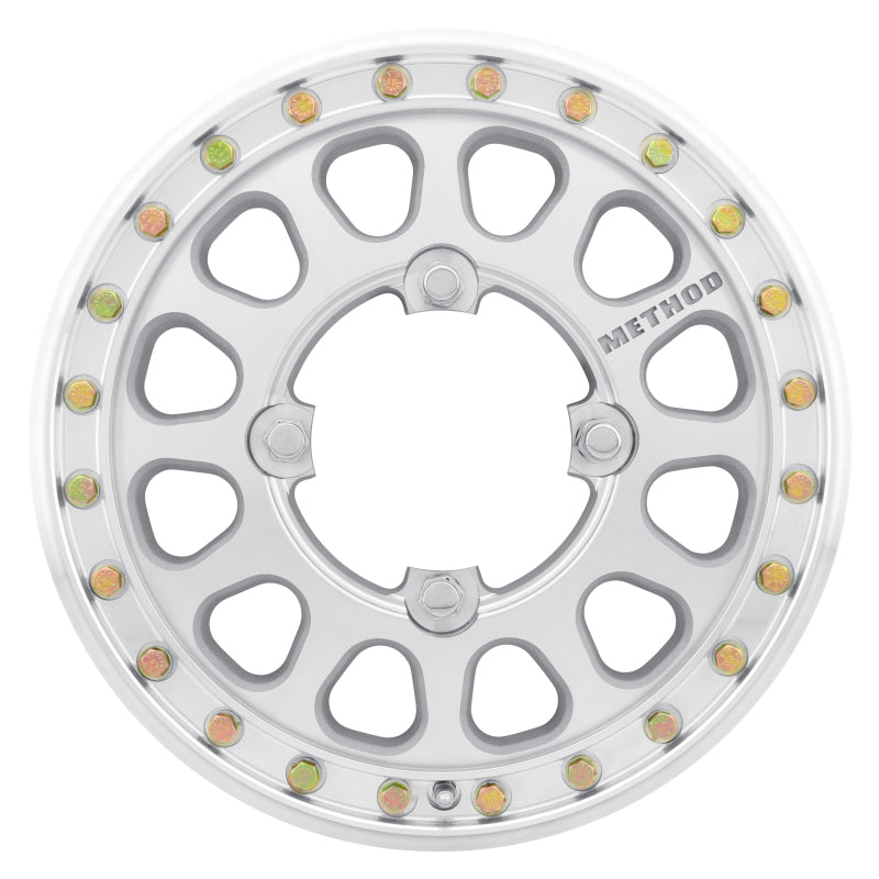 Method MR401-R UTV Beadlock 15x5 / 5+0/43mm Offset / 4x156 / 127mm CB Machined - Raw Wheel - DTX Performance