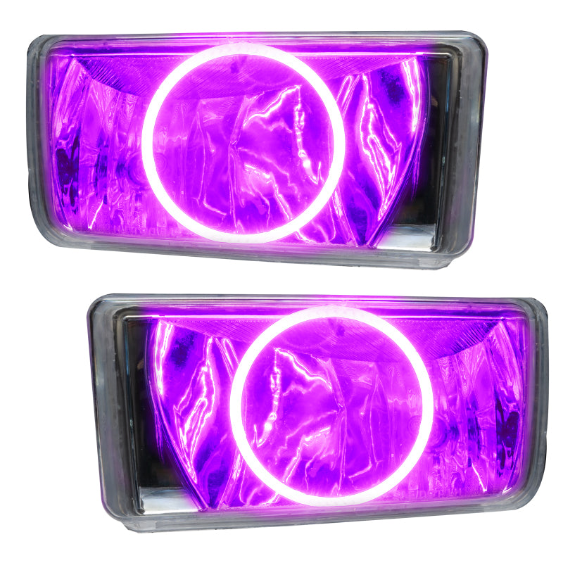 Oracle Lighting 07-15 Chevrolet Silverado re-Assembled LED Halo Fog Lights -Pink - DTX Performance