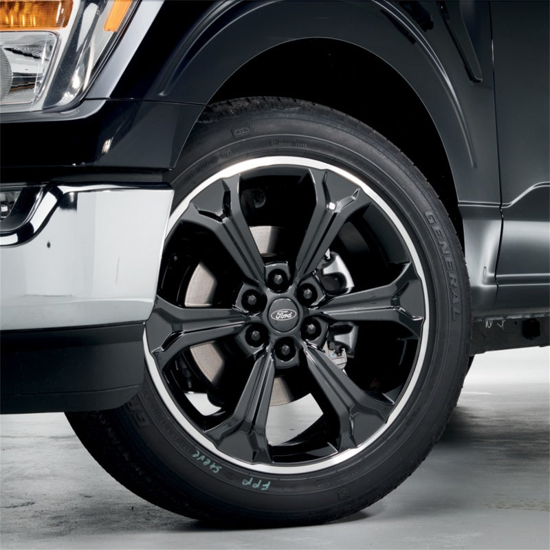 Ford Racing 15-23 F-150 22in Wheel Kit - Black w/Machined Face - DTX Performance