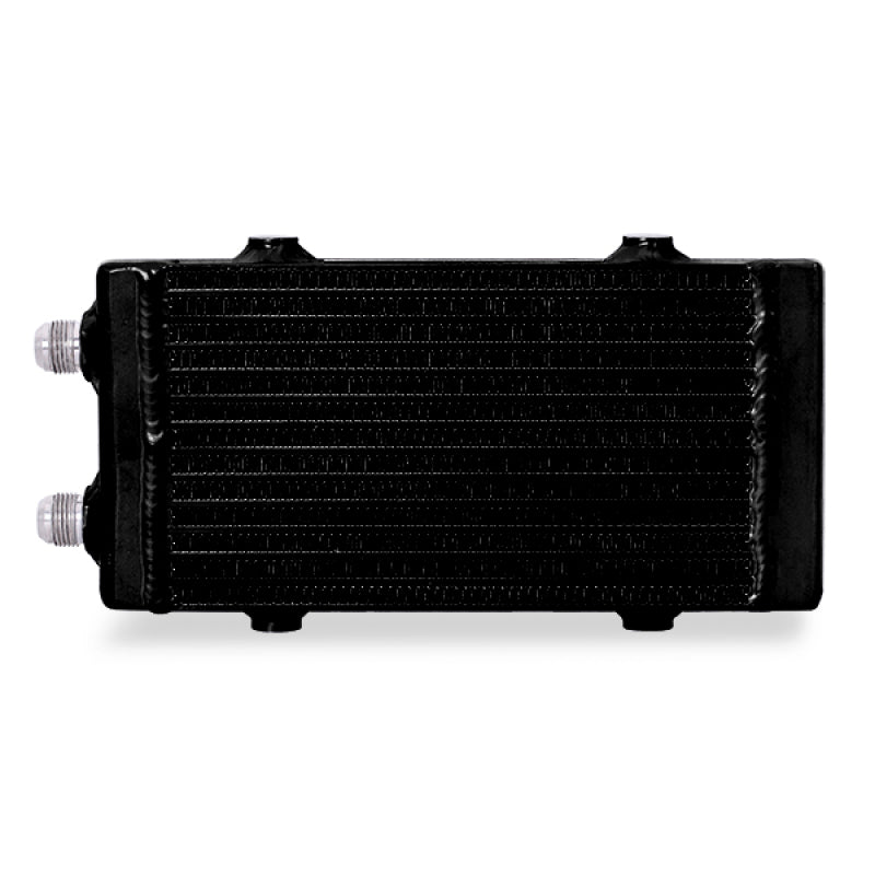 Mishimoto Universal Small Bar and Plate Dual Pass Black Oil Cooler - DTX Performance