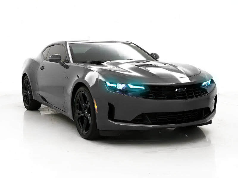 Oracle 19-21 Chevy Camaro LS/LT RGB+A Headlight DRL Upgrade Kit - ColorSHIFT w/o Controller - DTX Performance