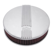 Load image into Gallery viewer, Edelbrock Air Cleaner Classic Series Round Aluminum Top Cloth Element 14In Dia X 3 9In Satin - DTX Performance