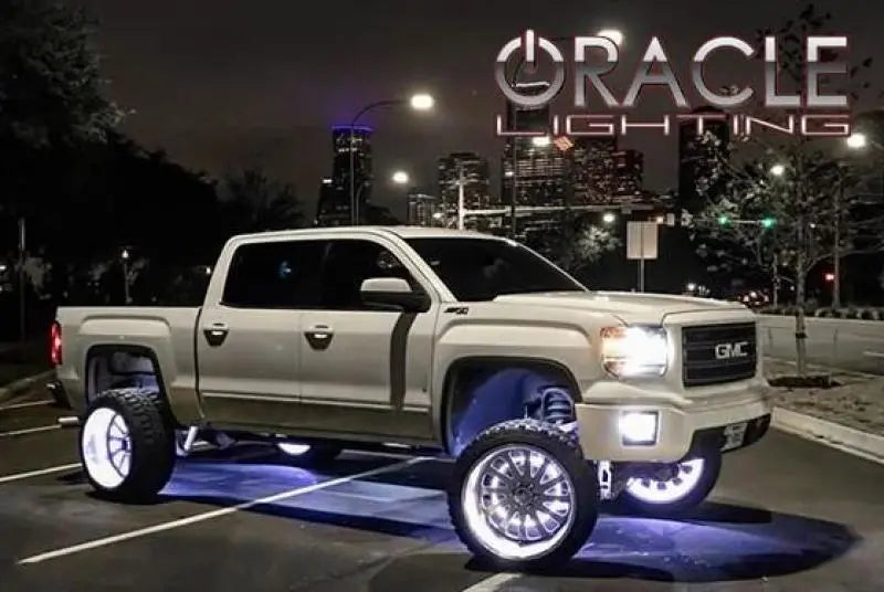 Oracle LED Illuminated Wheel Rings - White - DTX Performance