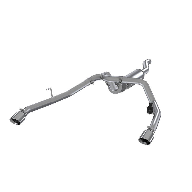 MBRP 2020 Jeep Gladiator 3.6L 2.5in Dual Rear Exit Cat Back Exhaust Aluminized - DTX Performance