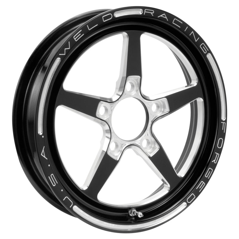 Weld Alumastar 1-Piece 15x3.5 / 5x4.5 BP / 1.75in. BS Black Wheel - Non-Beadlock - DTX Performance