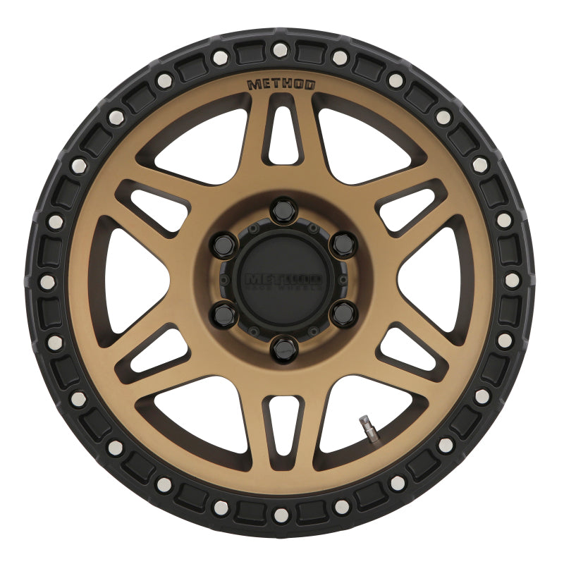 Method MR312 17x9 -12mm Offset 6x5.5 106.25mm CB Method Bronze/Black Street Loc Wheel - DTX Performance