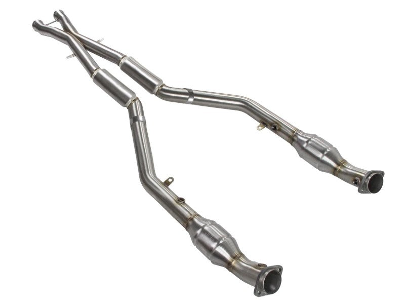 AFE 08-13 BMW(E90/92/93) MACH Force XP 304 Stainless Steel V8 4.0L w/ Cat & Resonator - DTX Performance