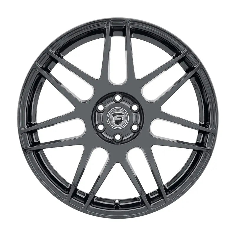 Forgestar F14 18x9.5 / 5x120 BP / ET35 / 6.6in BS Gloss Black Wheel - DTX Performance