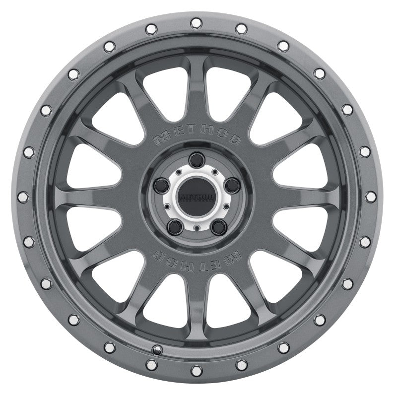 Method MR605 NV 20x10 -24mm Offset 5x5 71.5mm CB Gloss Titanium Wheel - DTX Performance