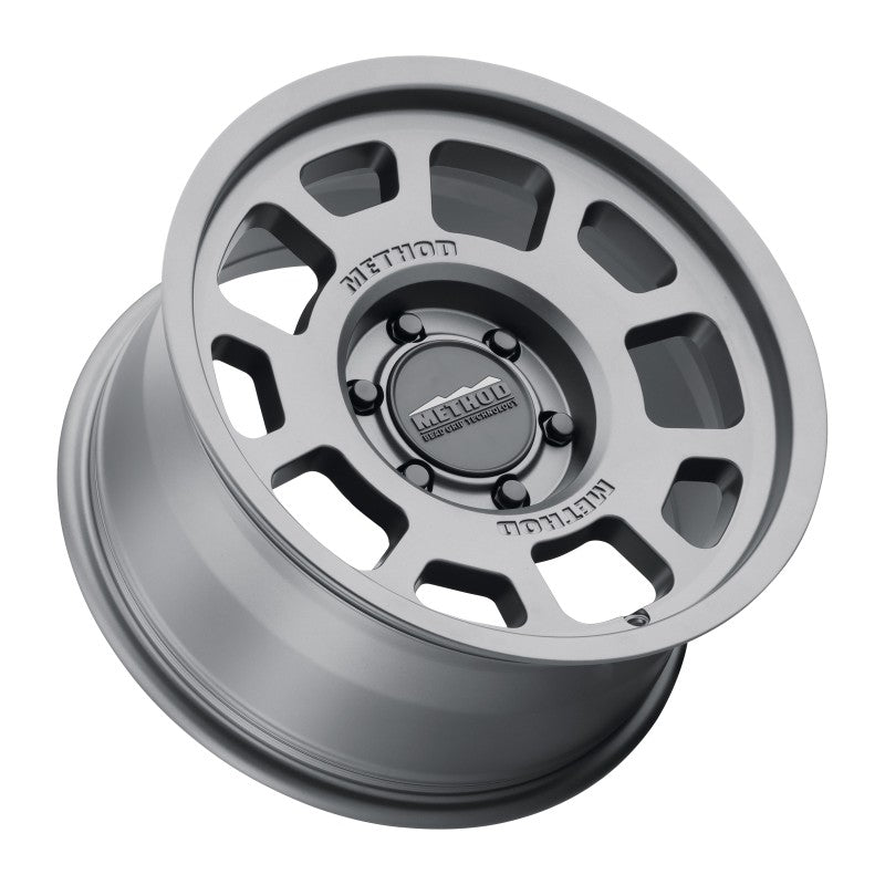 Method MR705 17x8.5 0mm Offset 6x135 87mm CB Titanium Wheel - DTX Performance