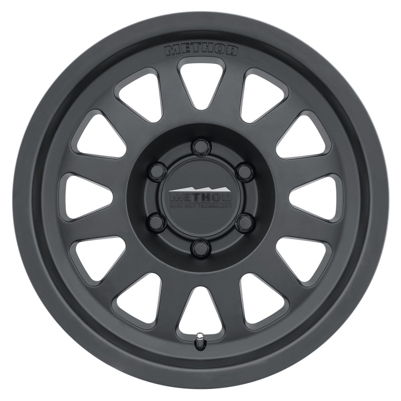 Method MR704 17x8.5 0mm Offset 6x5.5 106.25mm CB Matte Black Wheel - DTX Performance