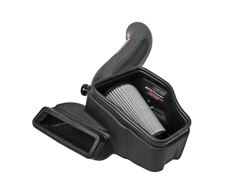 aFe 15-19 VW Golf R (MKVII) L4-2.0L (t) Track Series Carbon Fiber Intake System w/ Pro DRY S Filter - DTX Performance