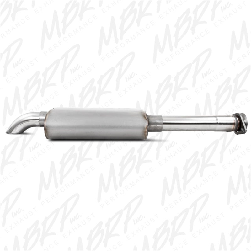 MBRP 00-06 Jeep Wrangler (TJ) Inline-4 2.5L Inline-6 4.0L Cat Back Single Off-Road Turn Down T409 Ex - DTX Performance