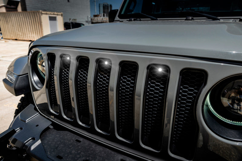 Oracle Pre-Runner Style LED Grille Kit for Jeep Gladiator JT - White - DTX Performance