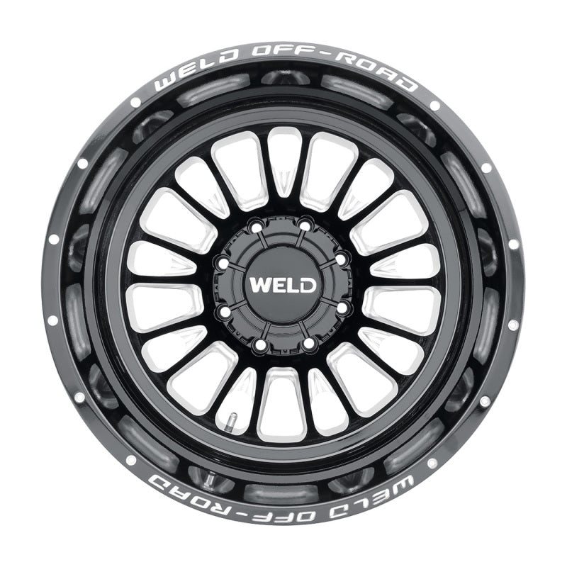 Weld Off-Road W121 20X8.25 Scorch Outer 8X165.1 ET-240 BS-4.67 Gloss Black MIL 121.6 - DTX Performance