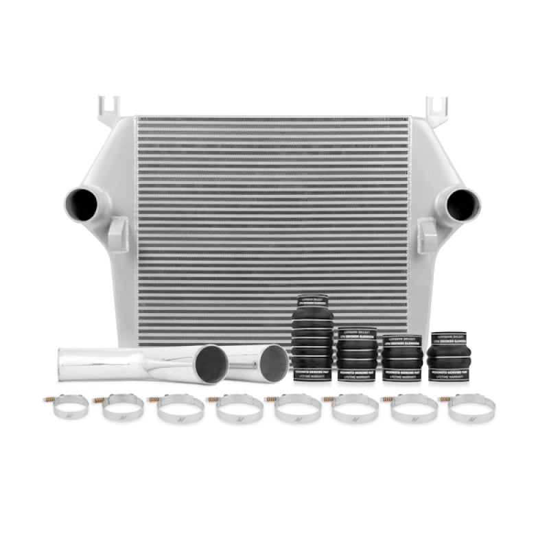 Mishimoto 03-07 Dodge 5.9L Cummins Intercooler Kit w/ Pipes (Silver) - DTX Performance