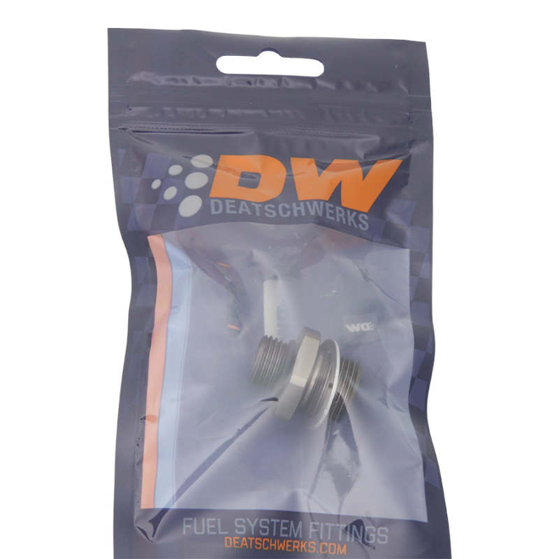 DeatschWerks 6AN ORB Male To 18 X 1.5 Metric Male (Incl O-Ring and Crush Washer) - DTX Performance