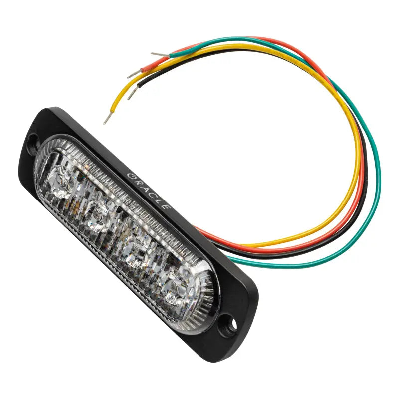 Oracle 4 LED Slim Strobe - Amber - DTX Performance