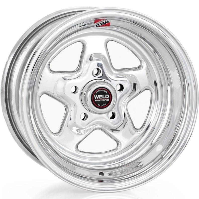 Weld ProStar 15x12 / 5x4.75 BP / 4.5in. BS Polished Wheel - Non-Beadlock - DTX Performance