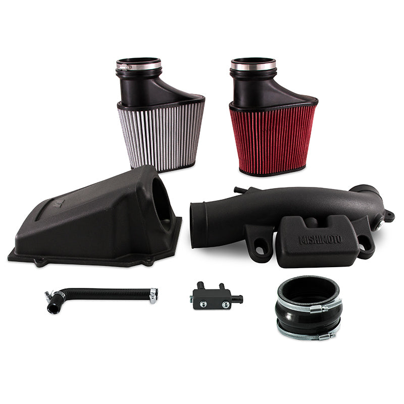 Mishimoto 2018+ Jeep Wrangler JL 2.0T Air Intake w/ Dry Washable Filter - DTX Performance