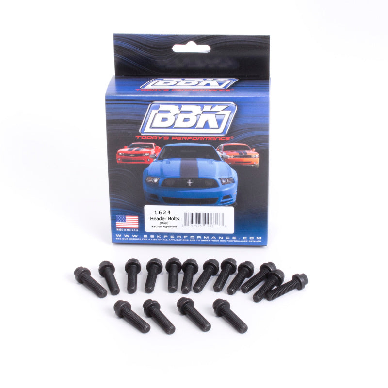 BBK Ford Modular 4.6 5.4 Exhaust Header Bolts 8mm 1.25 x 30mm (16) - DTX Performance